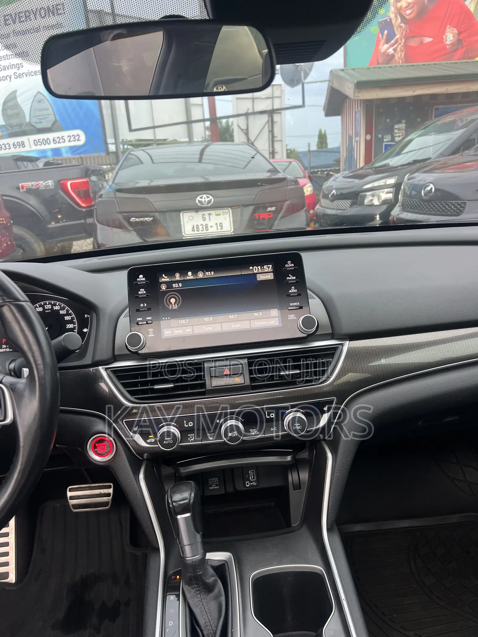 Honda Accord Sport (1.5L 4cyl Turbo CVT) 2019 Black
