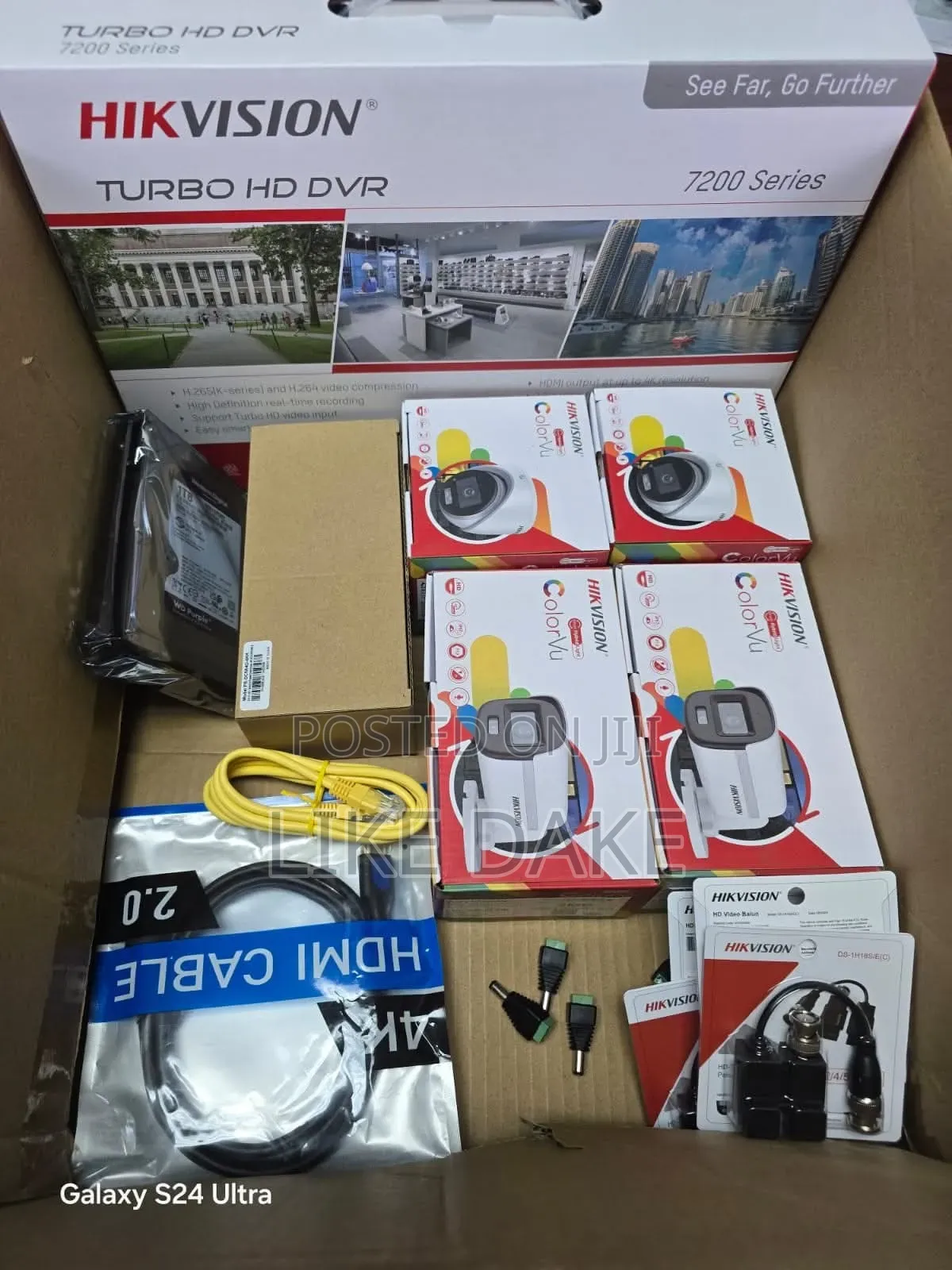 8 Channel 2mp Hikvision Complete Analoq CCTV Camera Kits
