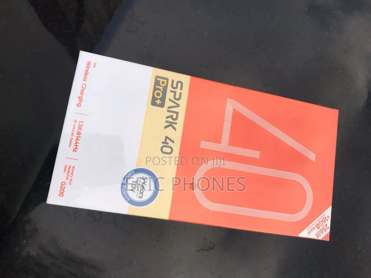 New Tecno Spark 40 Pro+ 256 GB Black