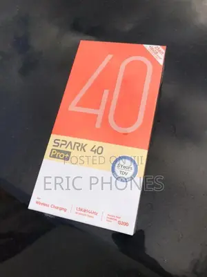 New Tecno Spark 40 Pro+ 256 GB Black