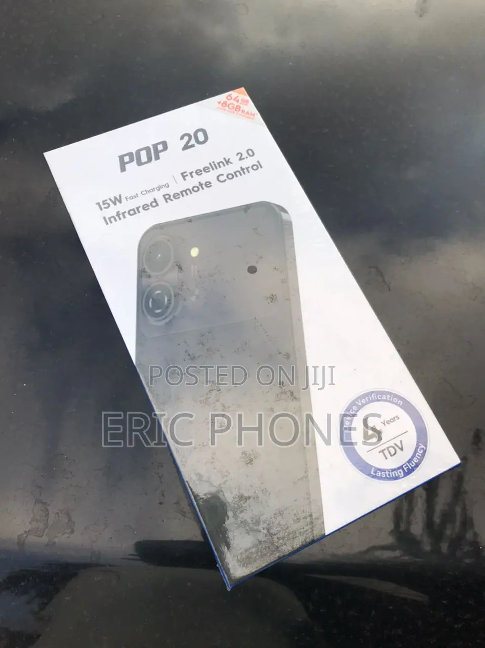 New Tecno Pop 20 64 GB Black