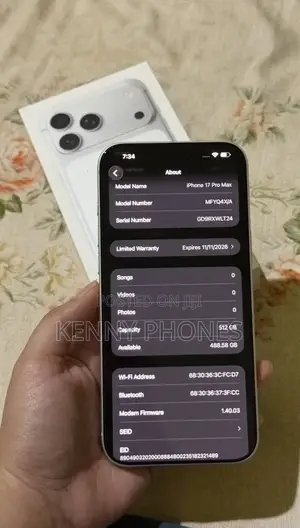 Apple iPhone 17 Pro Max 512 GB White