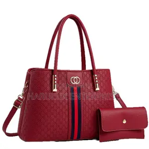 Luxury Black Handbag + Wallet