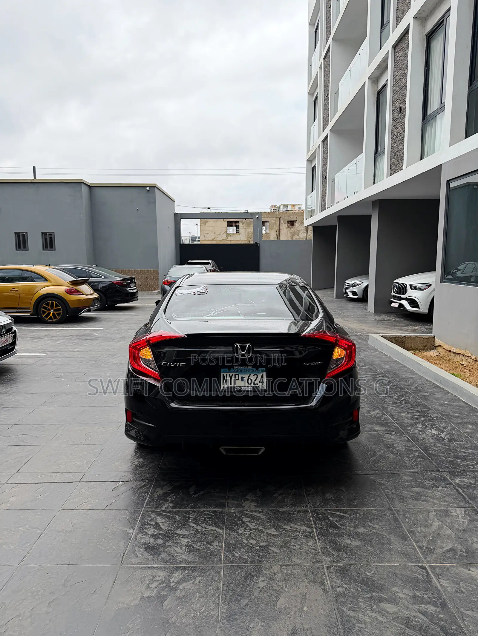 Honda Civic Sport Sedan 2020 Black