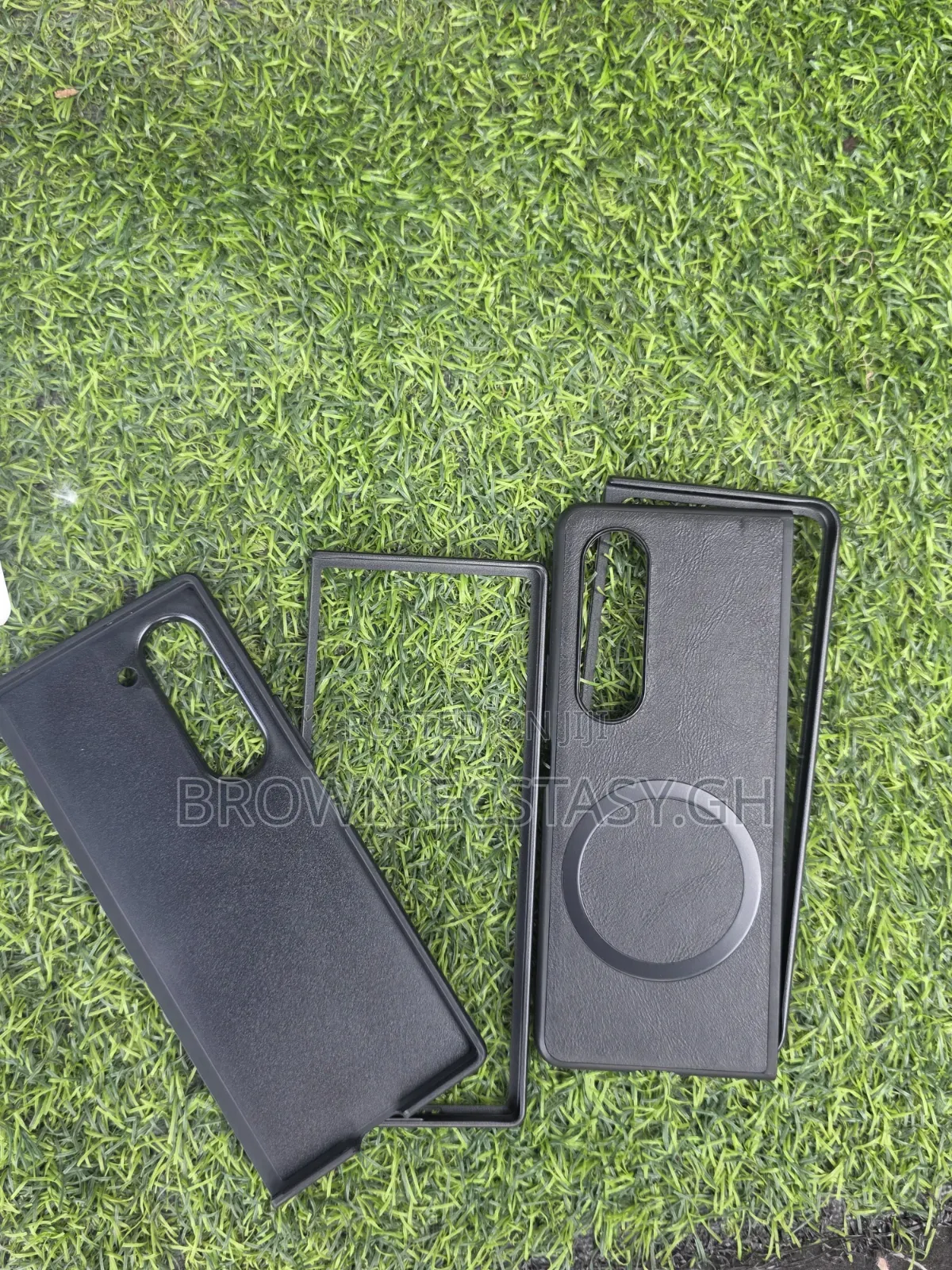 Samsung Galaxy Z Fold 4/5/6/7 Leather Case With Magsafe Ring