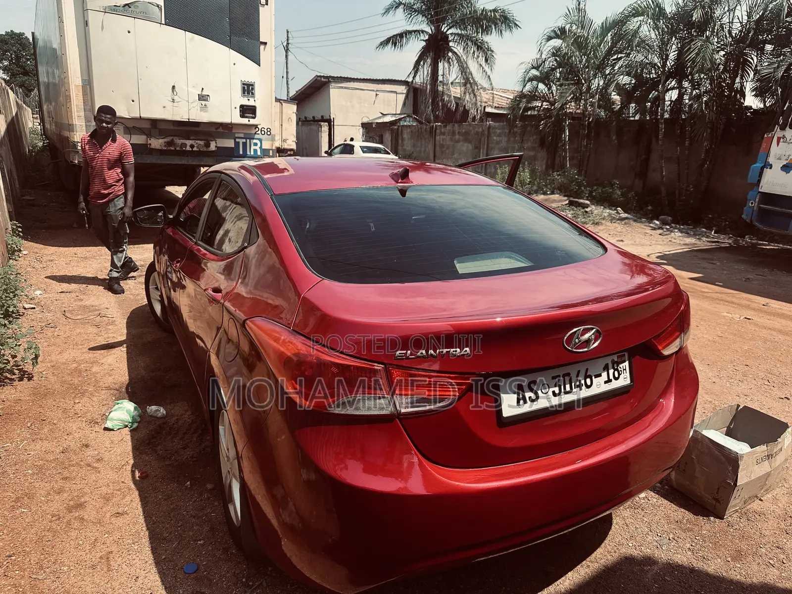 Hyundai Elantra GLS Sedan FWD (1.8L 4cyl 6M) 2013 Red