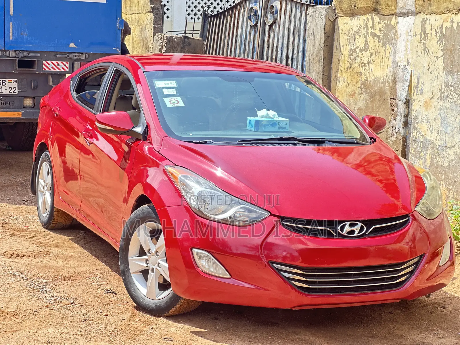 Hyundai Elantra GLS Sedan FWD (1.8L 4cyl 6M) 2013 Red