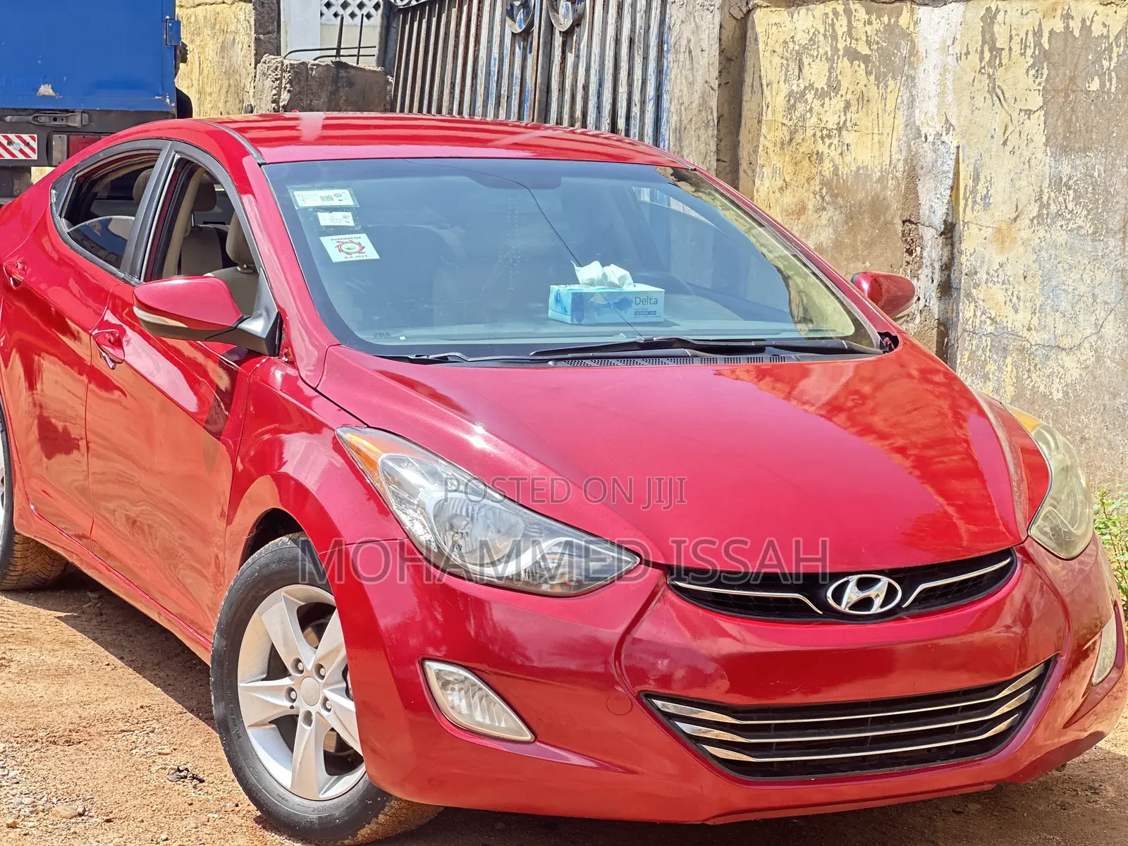 Hyundai Elantra GLS Sedan FWD (1.8L 4cyl 6M) 2013 Red