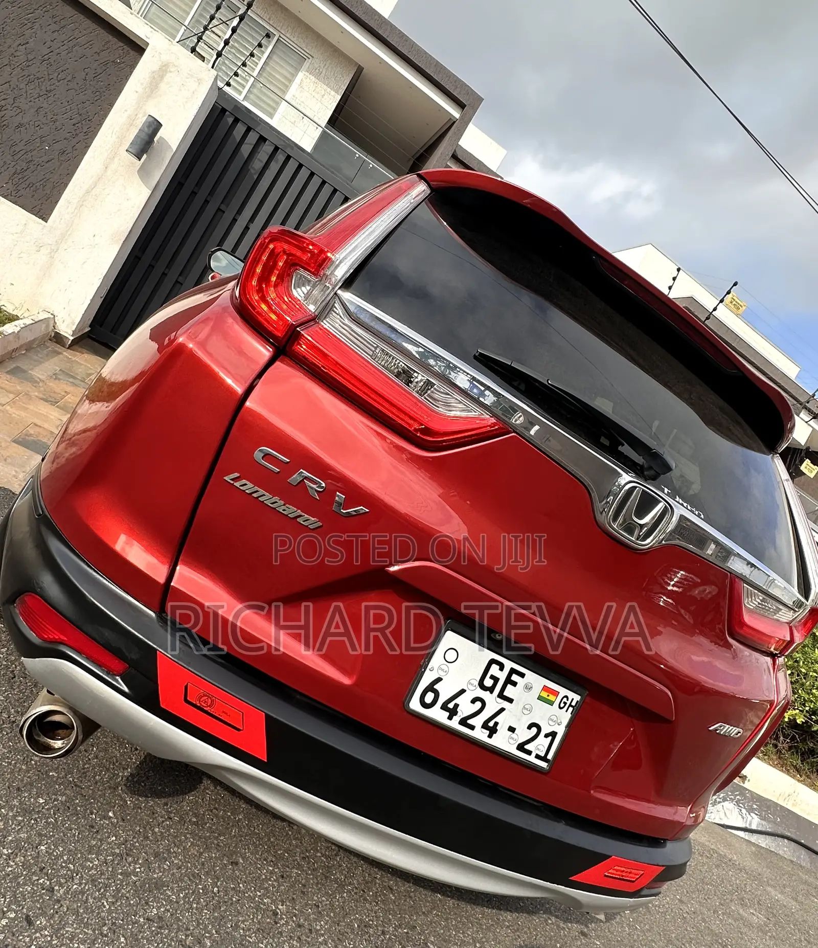 Honda CR-V EX-L 4dr SUV AWD (1.5L 4cyl CVT) 2017 Burgundy
