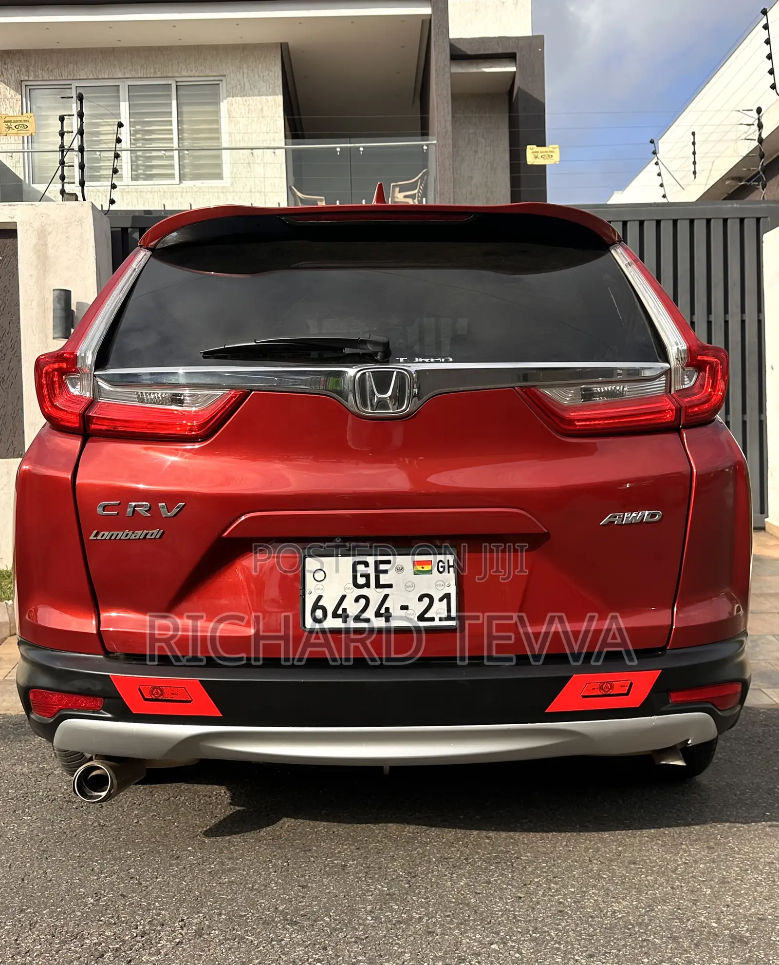 Honda CR-V EX-L 4dr SUV AWD (1.5L 4cyl CVT) 2017 Burgundy