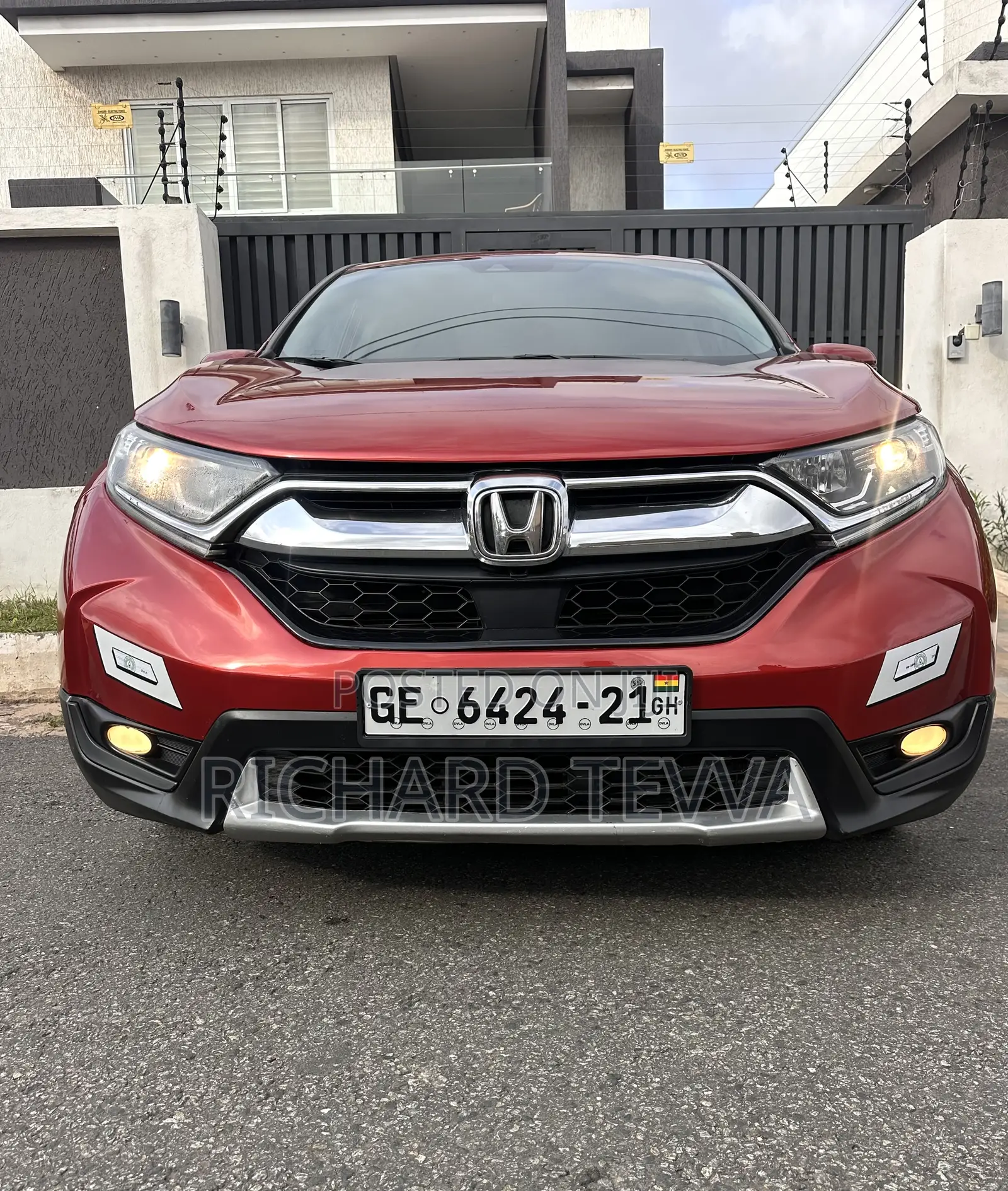 Honda CR-V EX-L 4dr SUV AWD (1.5L 4cyl CVT) 2017 Burgundy