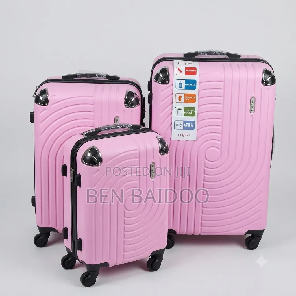 Plastic Travelling Bags 3in1 (Luxurious Designs)