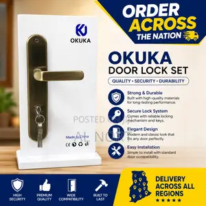 Okuka Door Lock Set – Antique Bronze