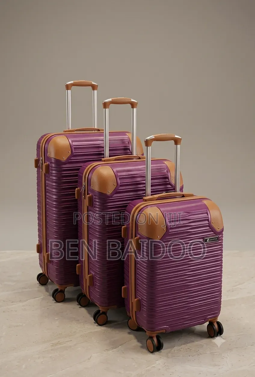 Plastic Travelling Bags 3in1 (Luxurious Designs)