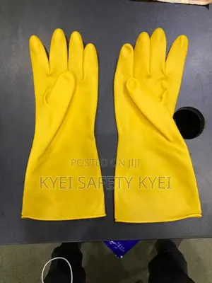 Pvc Yellow Glove