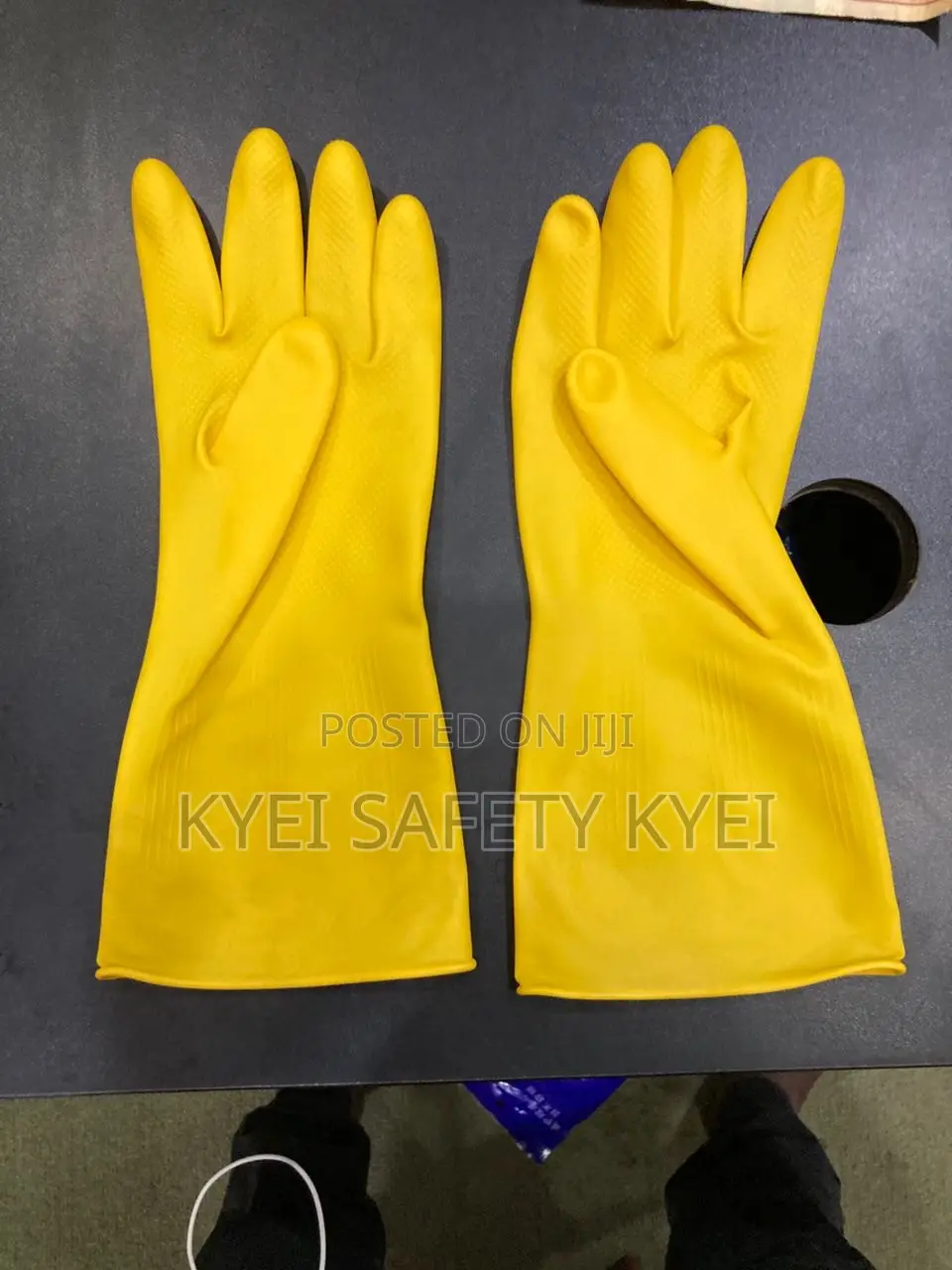Pvc Yellow Glove