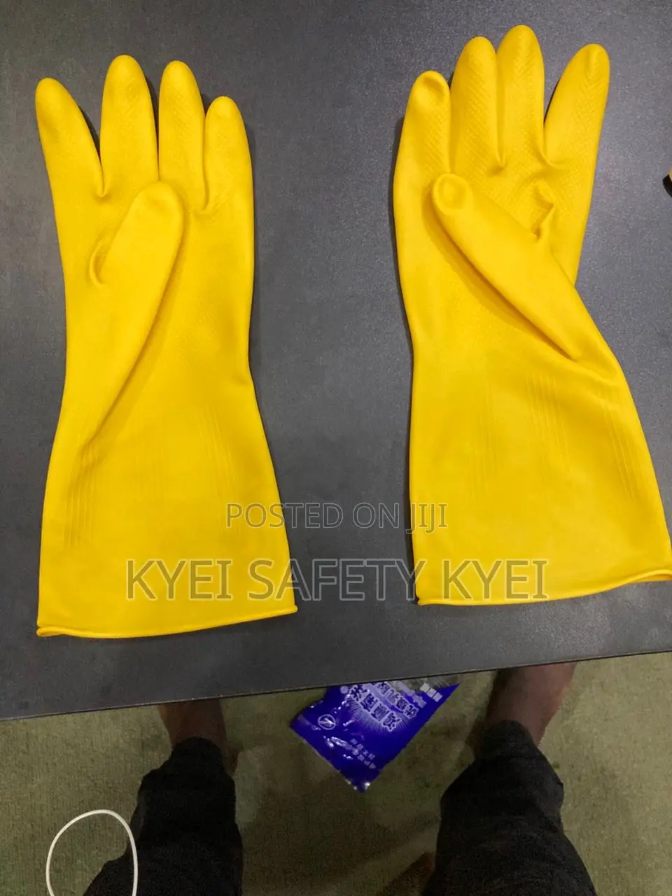 Pvc Yellow Glove