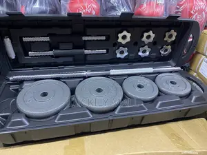 A 50kg Box Chrome Barbell Set