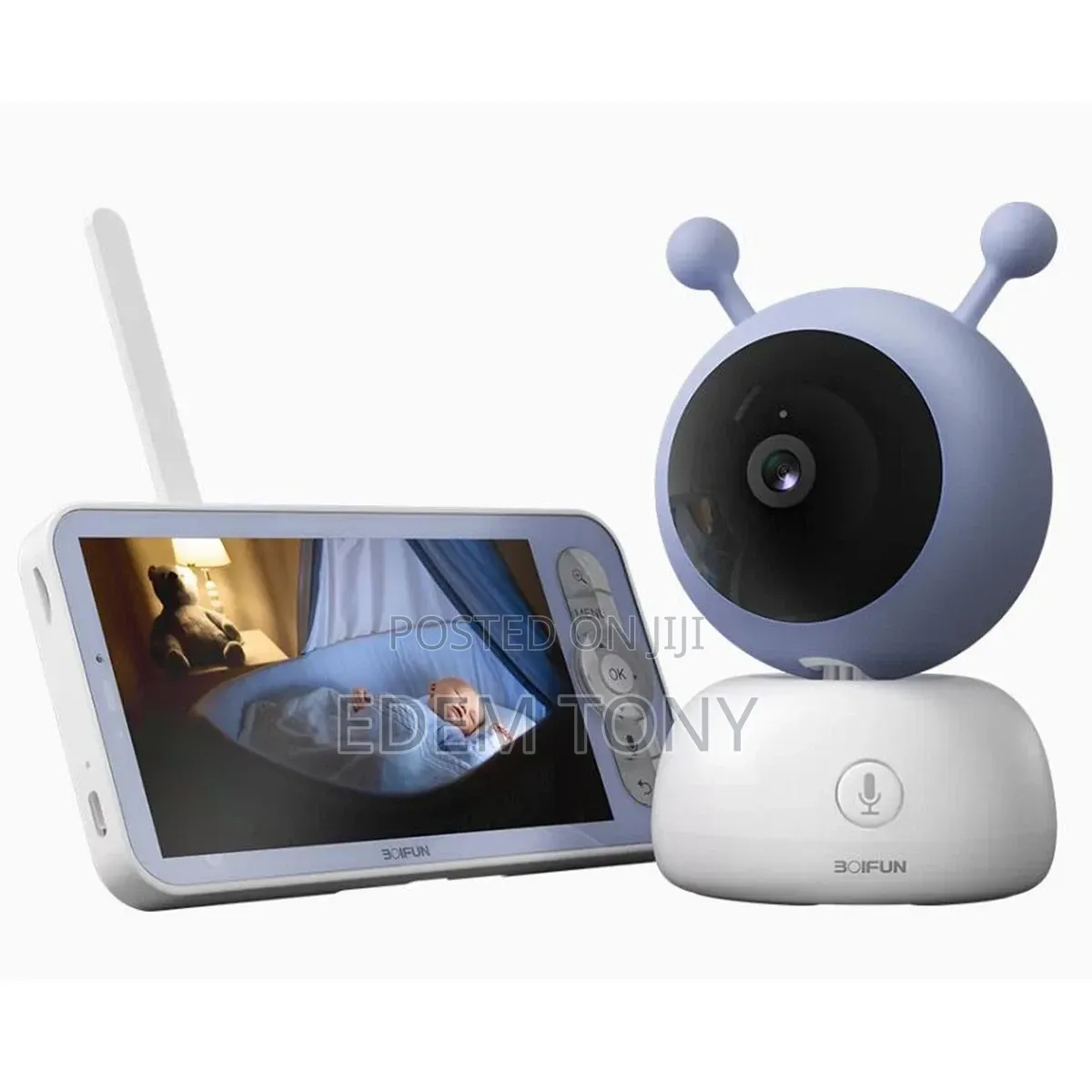Boifun 2s Smart 1080p Hd Video Baby Monitor 5" Screen Wifi