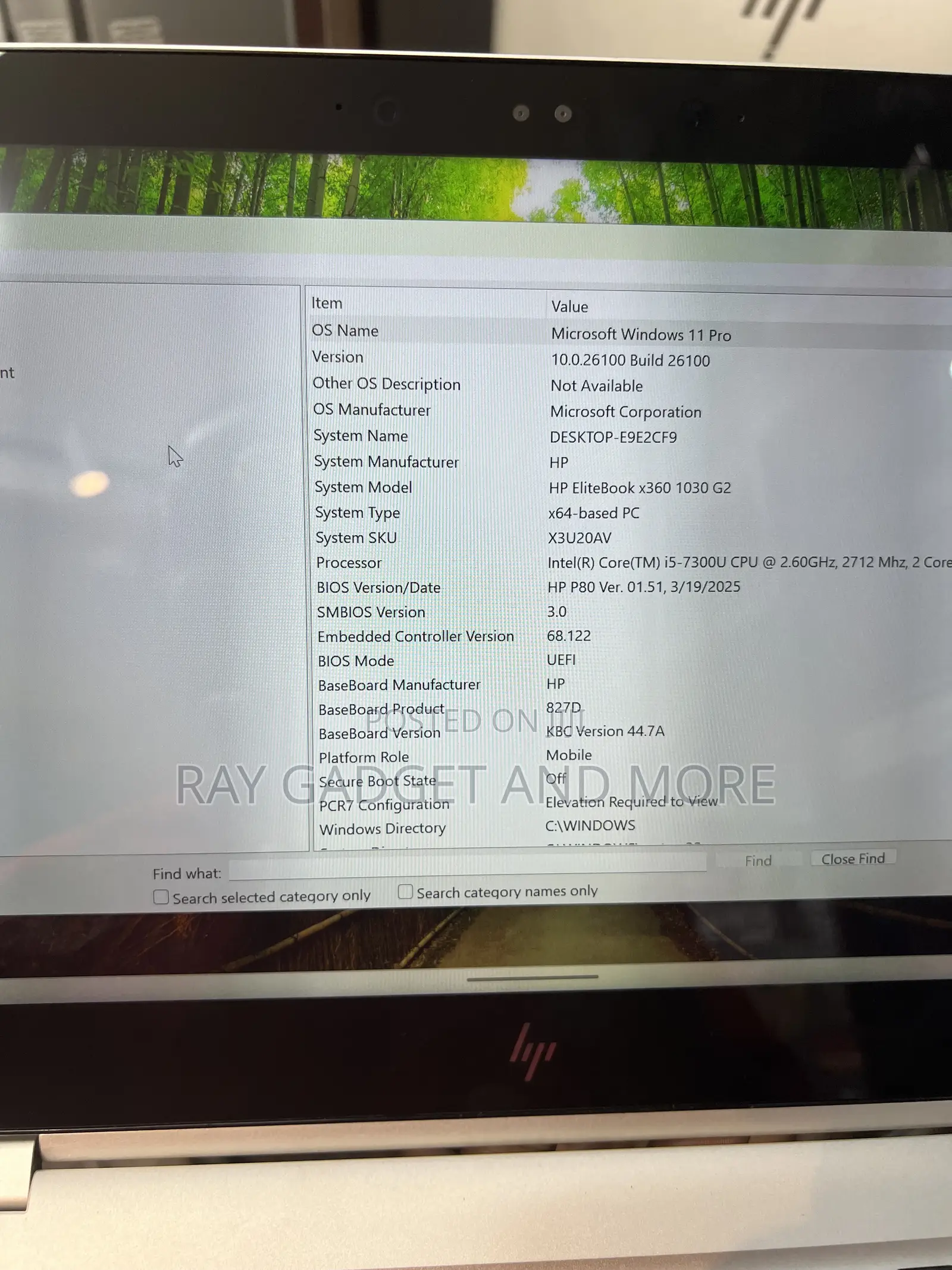 Laptop HP EliteBook X360 1030 G2 8GB Intel Core i5 SSD 256GB