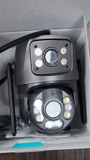 6mp Double Lens Security Camera. Smart Wifi CCTV