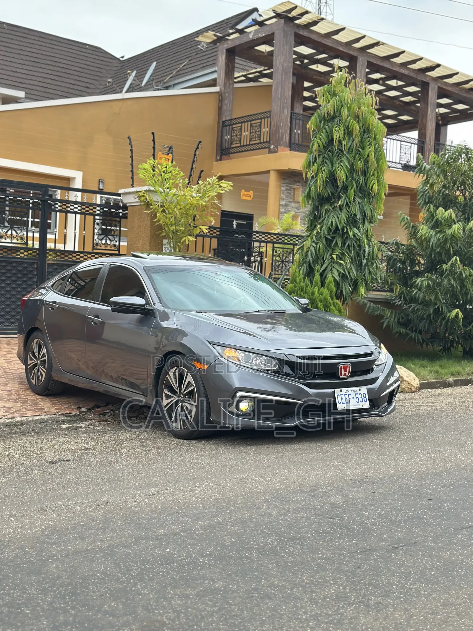 Honda Civic EX Sedan 2018 Gray
