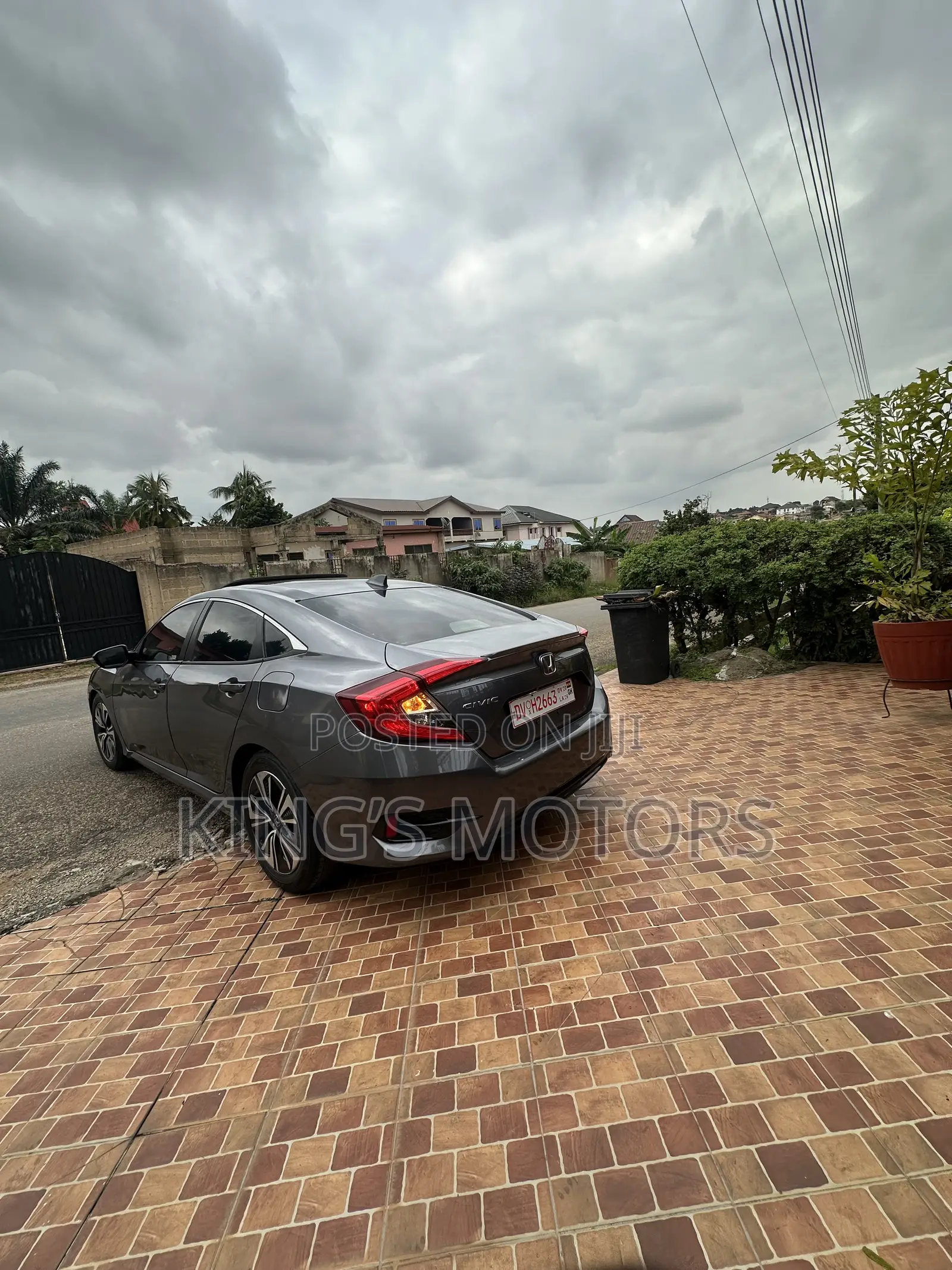 Honda Civic EX Sedan 2018 Gray