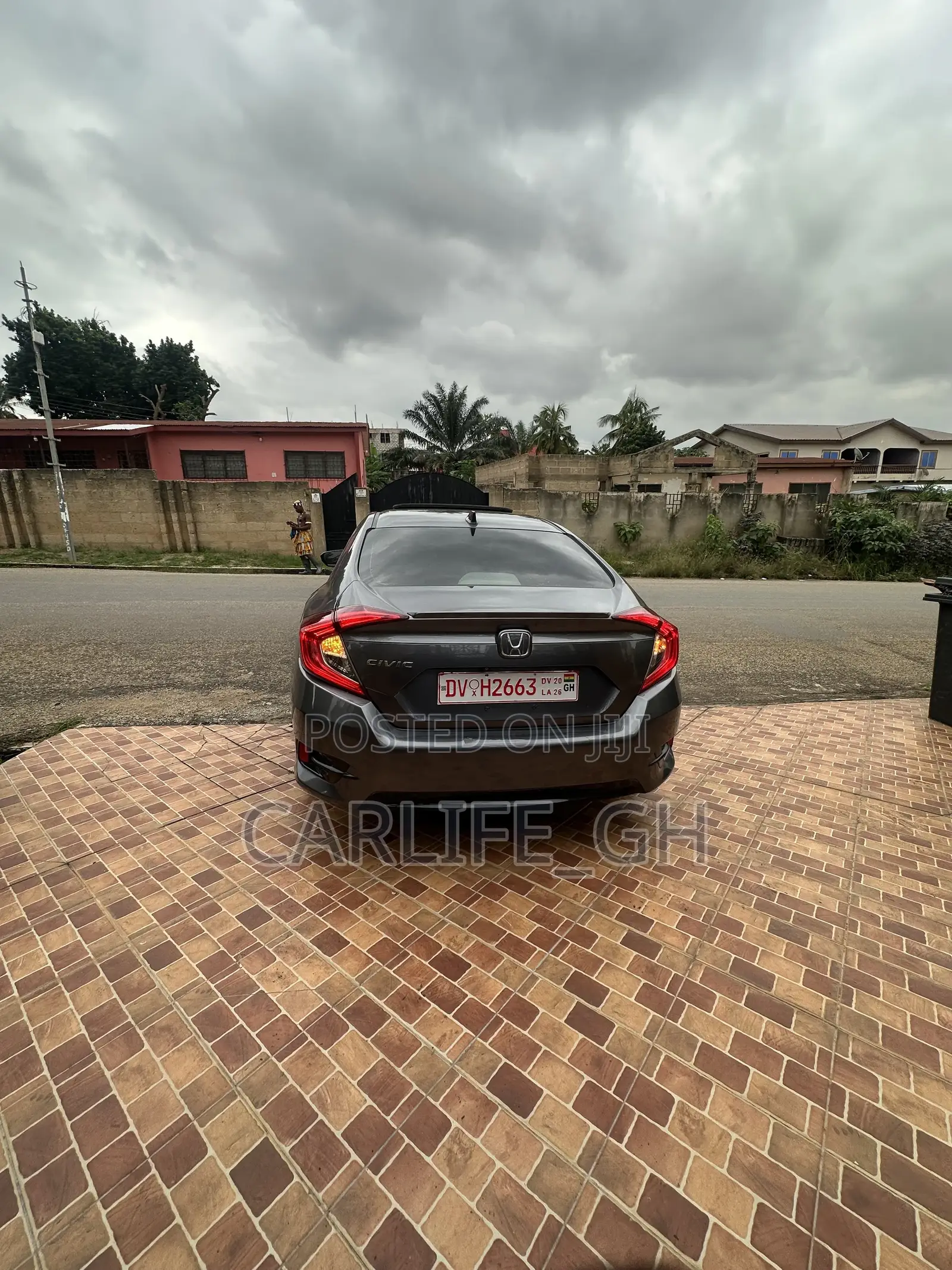 Honda Civic EX Sedan 2018 Gray