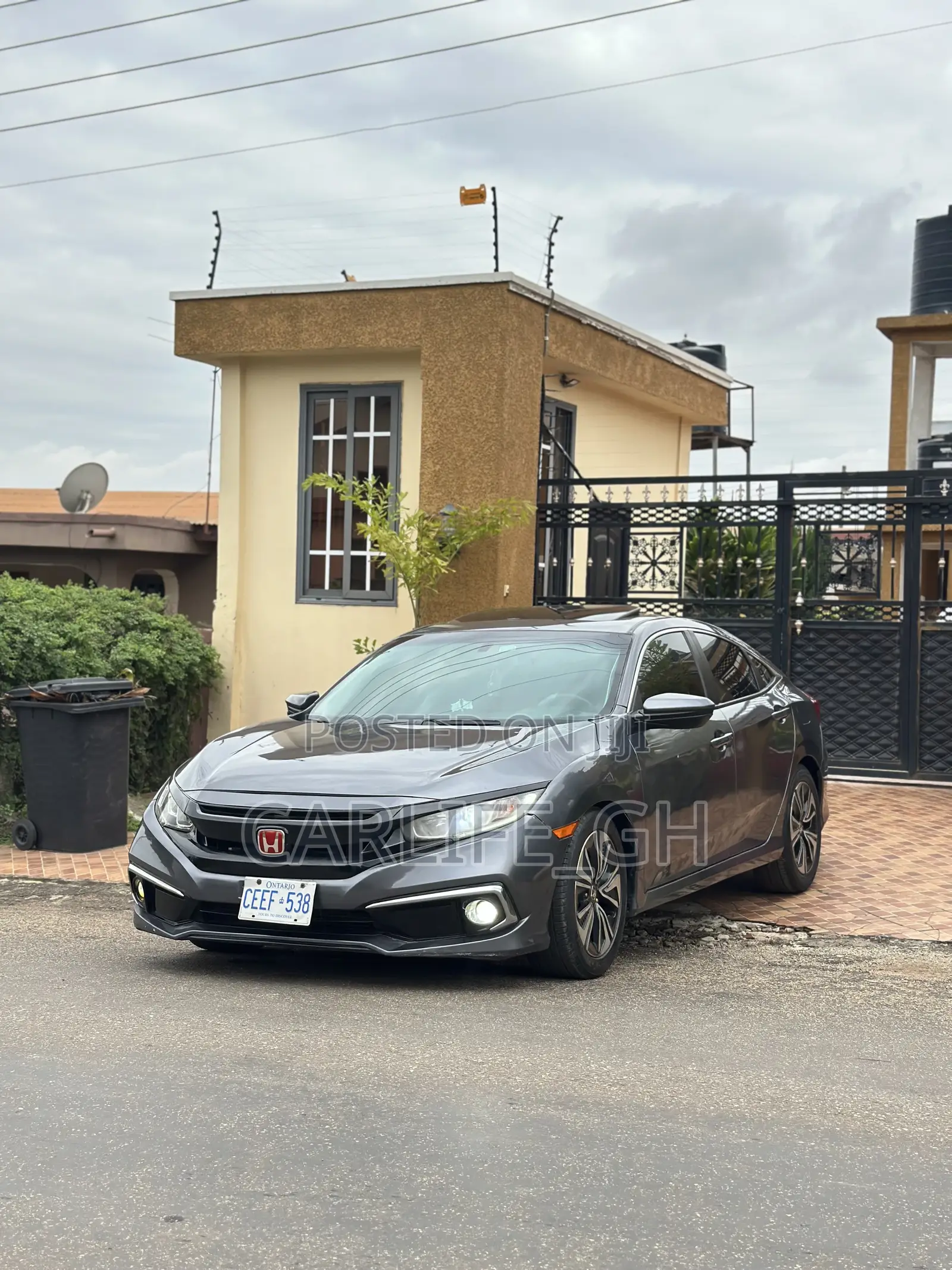 Honda Civic EX Sedan 2018 Gray
