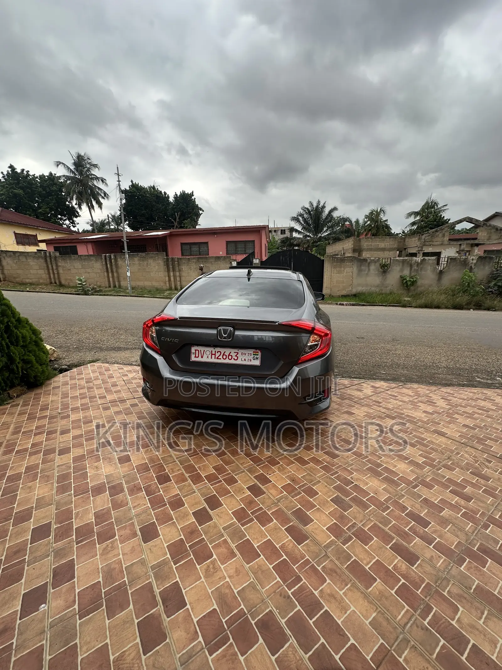 Honda Civic EX Sedan 2018 Gray