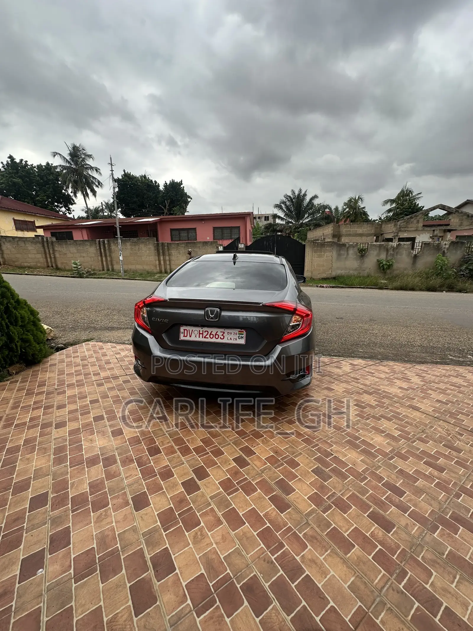 Honda Civic EX Sedan 2018 Gray