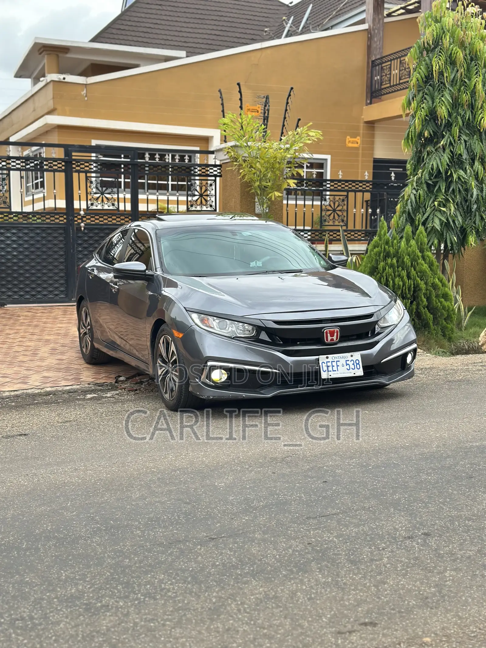 Honda Civic EX Sedan 2018 Gray
