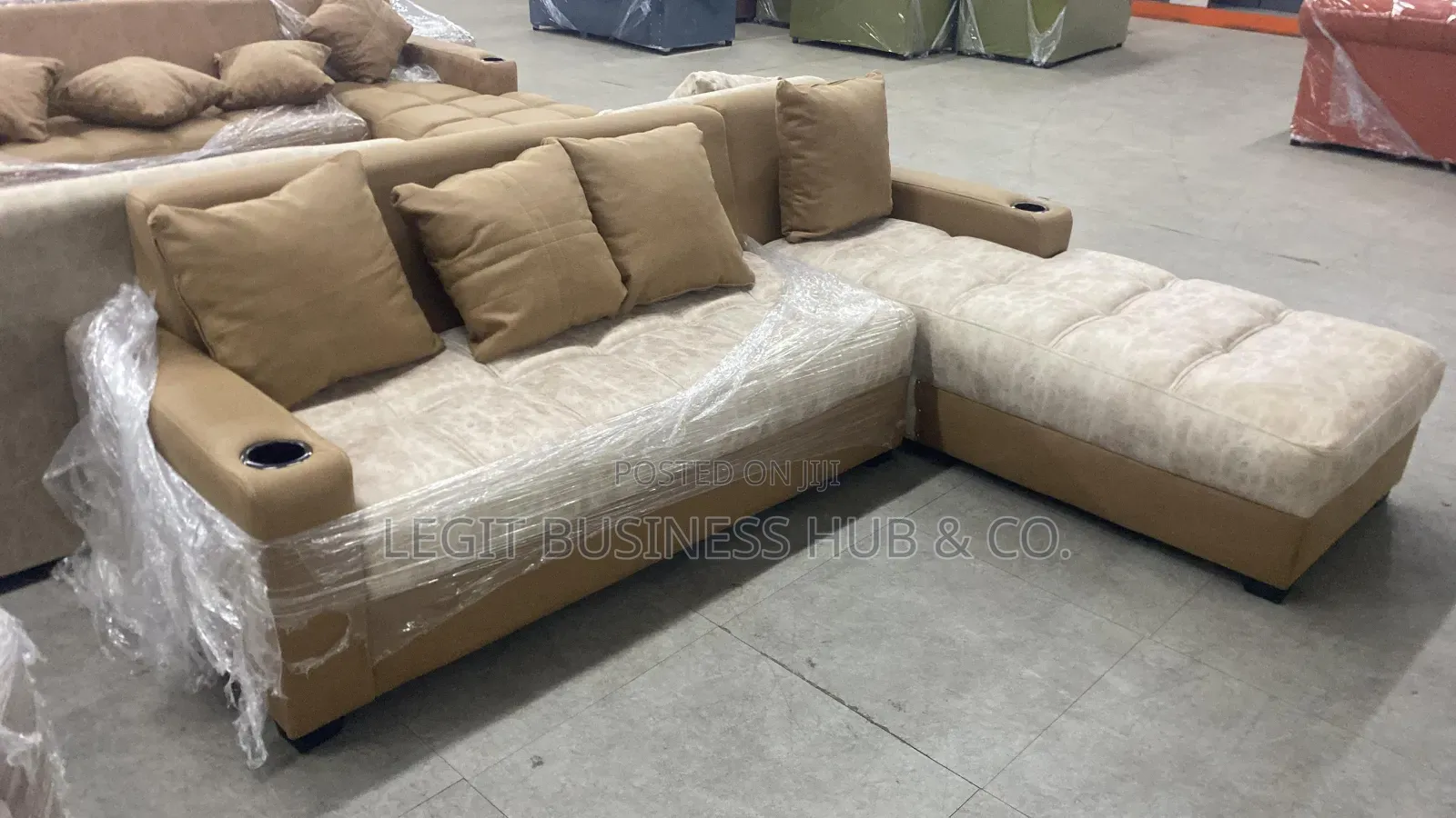 3 in 1 L Shape Sofa
