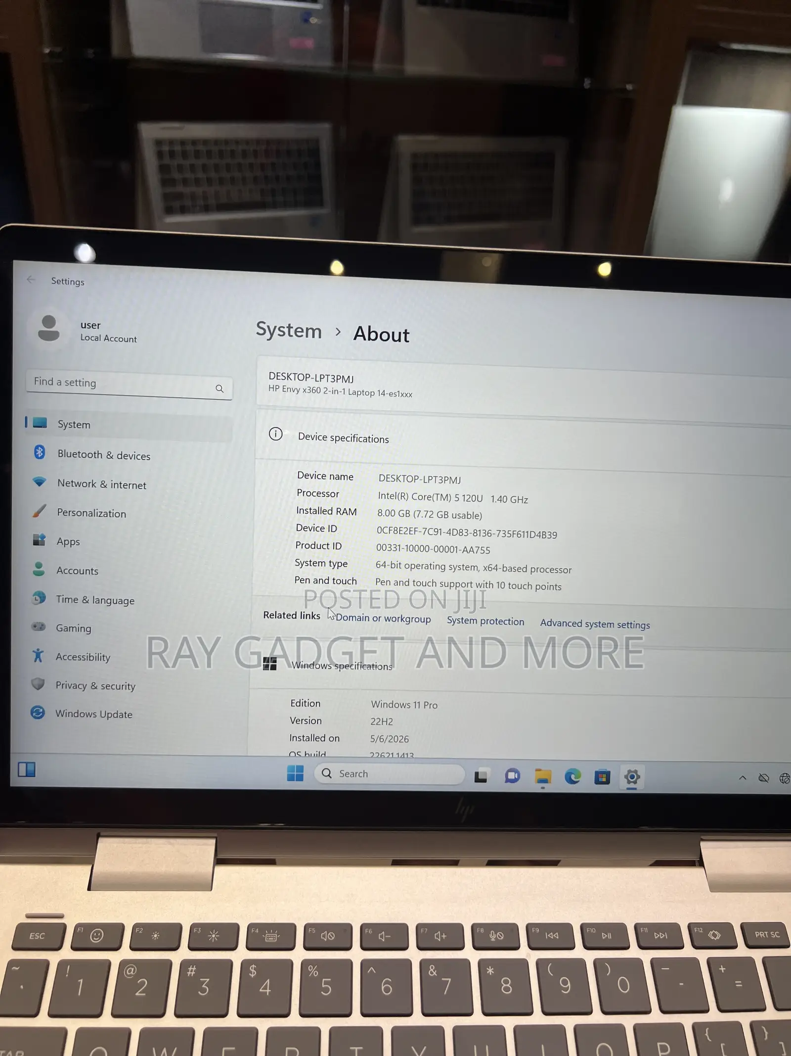 Laptop HP Envy 14 8GB Intel Core i5 SSD 512GB
