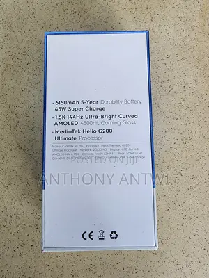 New Tecno Camon 40 Pro 5G 256 GB Black