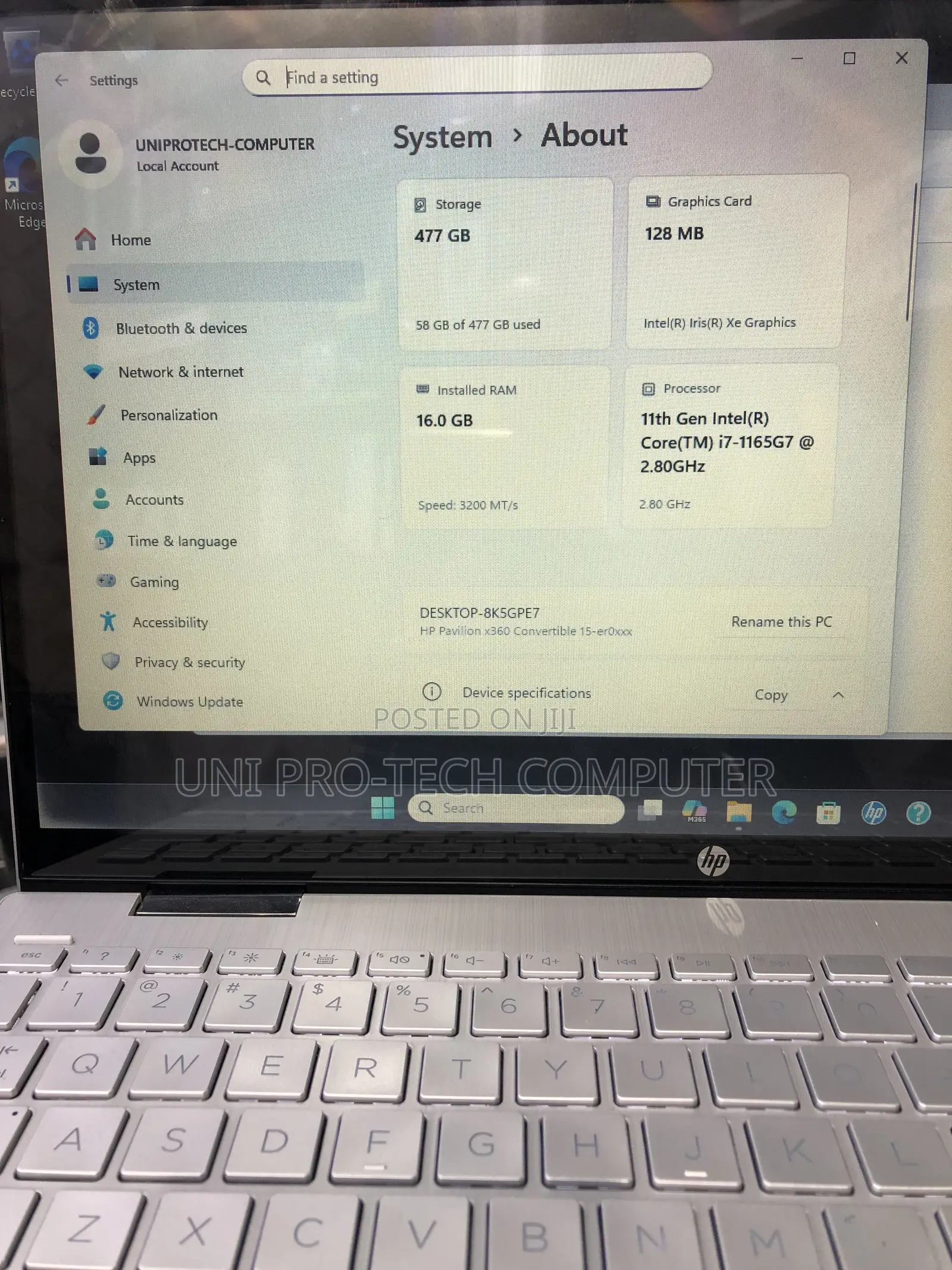 Laptop HP Pavilion 15 16GB Intel Core i7 SSD 512GB