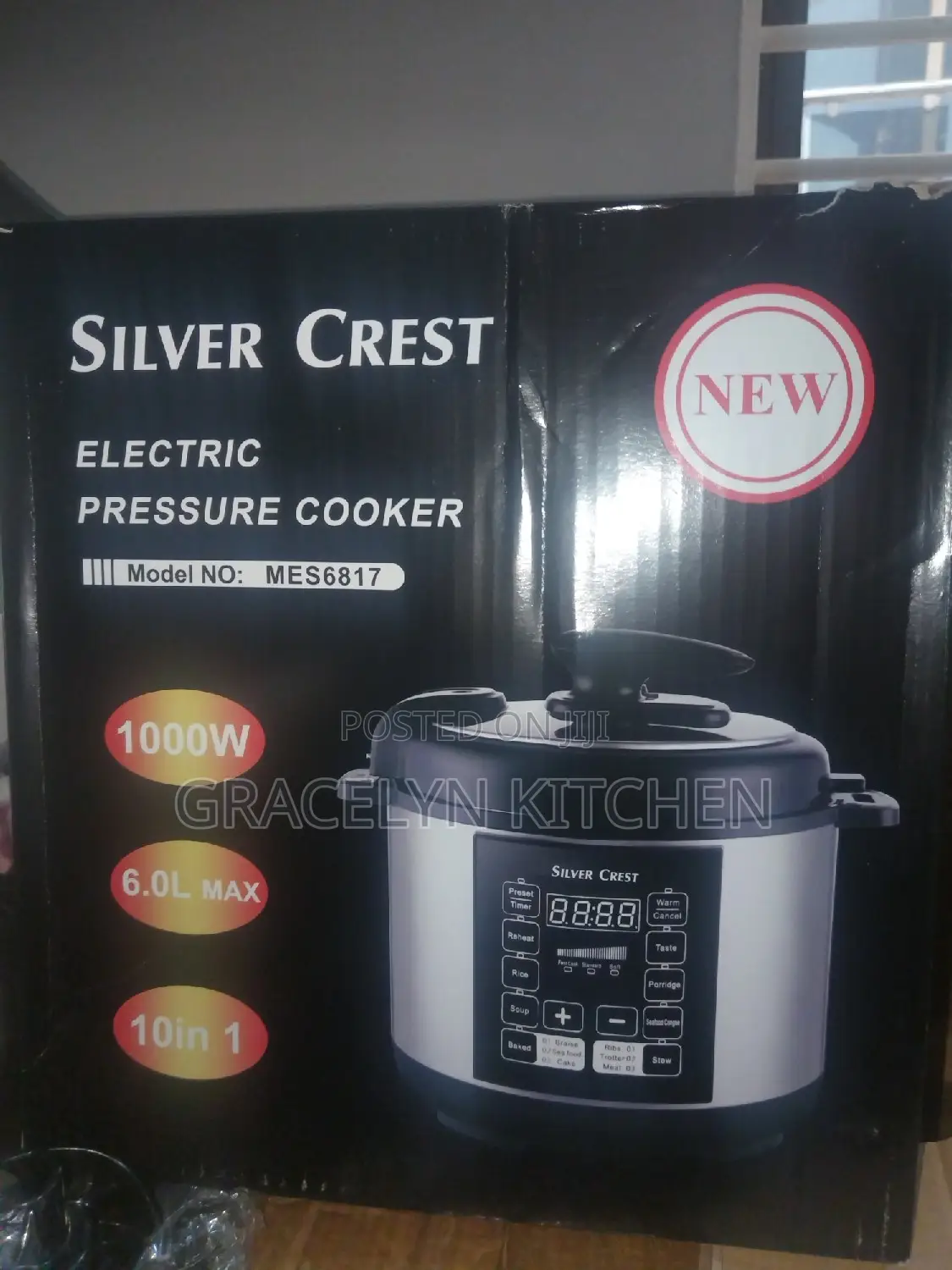 6.0l Silver Crest Pressure Cooker