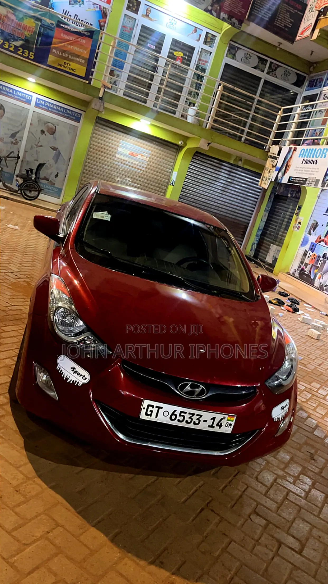 Hyundai Elantra 2012 Burgundy
