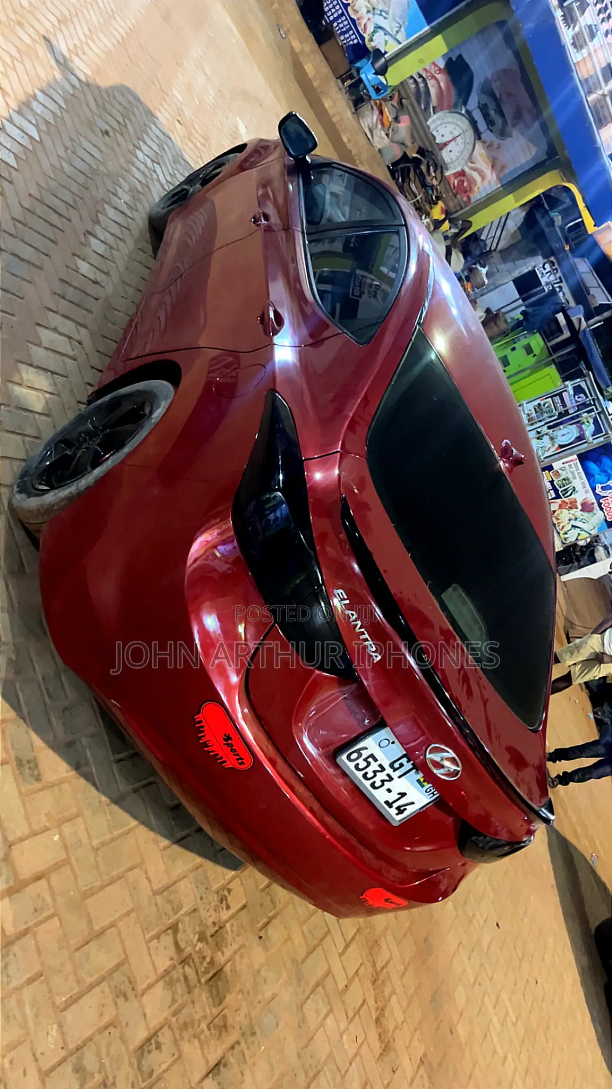 Hyundai Elantra 2012 Burgundy