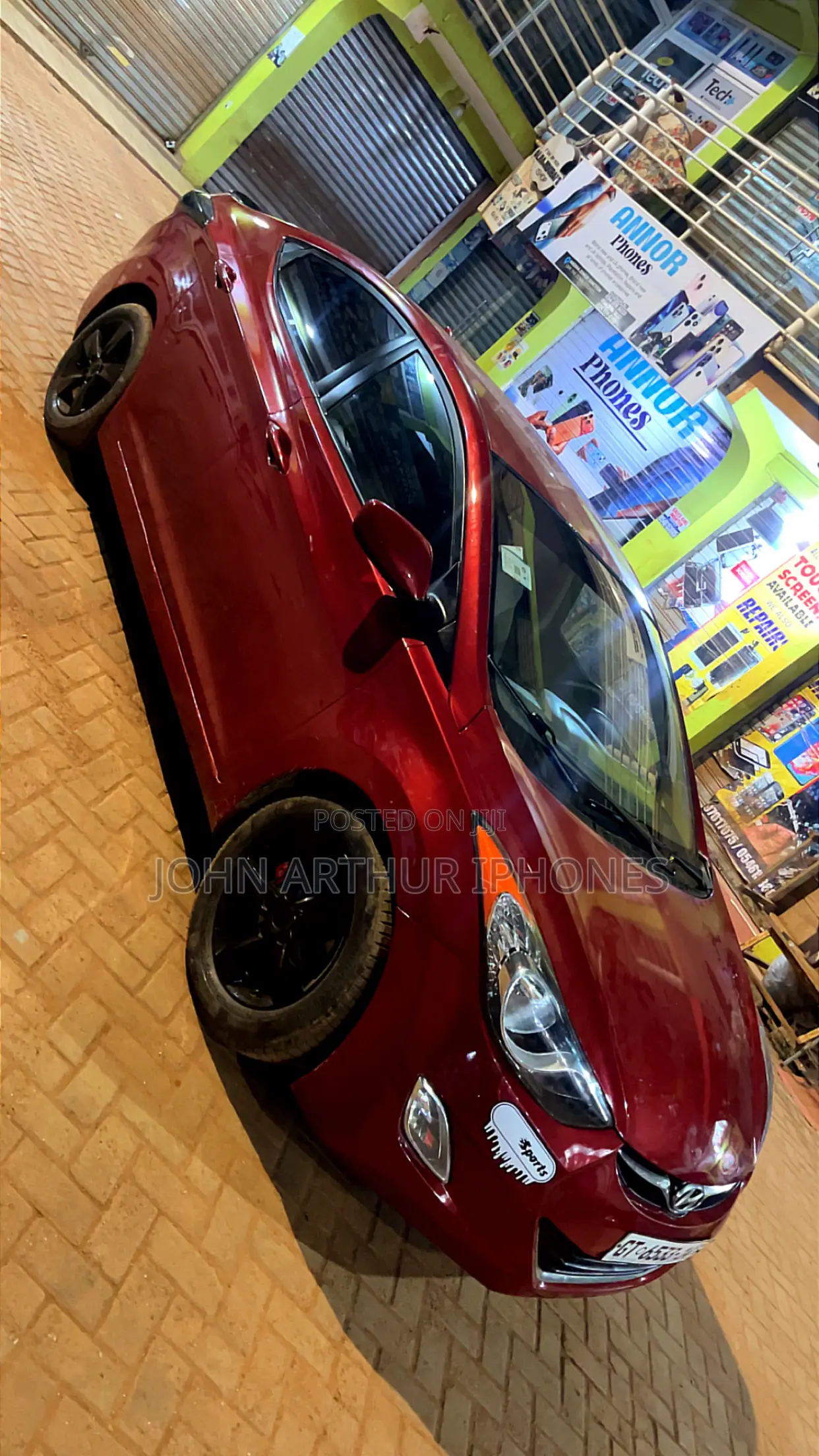 Hyundai Elantra 2012 Burgundy