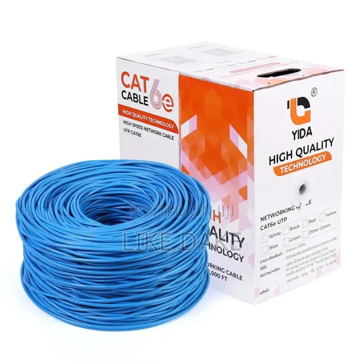305 Meters Cat 6 Network Cable for CCTV and Networking Systems