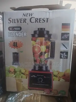 4l 2in1 Commercial Silver Crest Blender