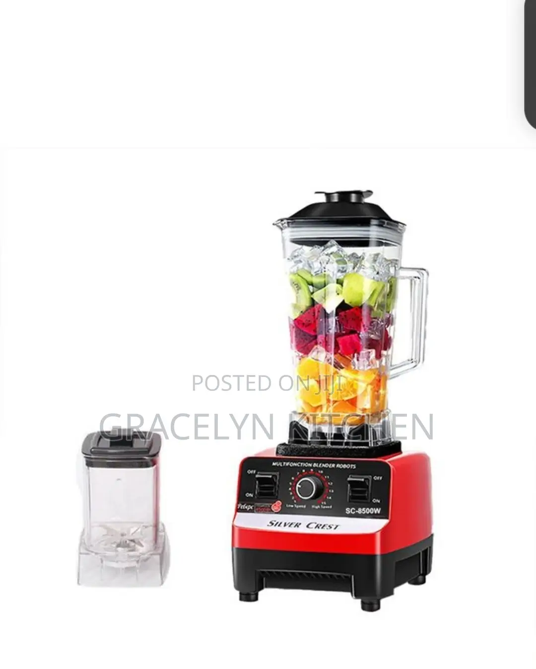 3 Silver Crest Commercial Blender