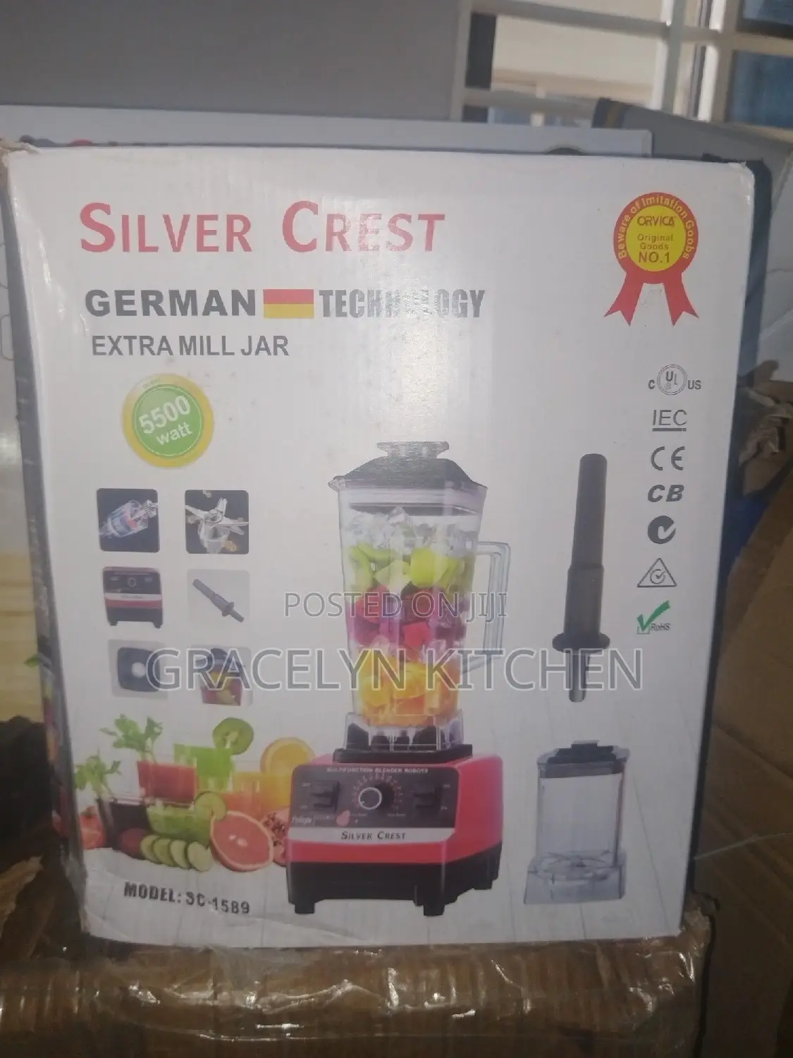 3 Silver Crest Commercial Blender