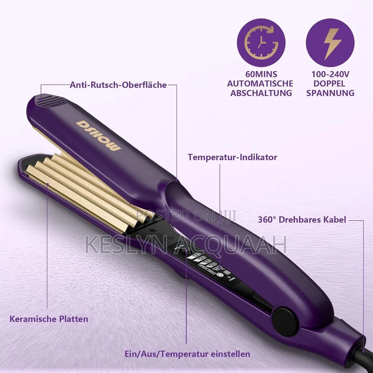 Automatic Hair Straightener Sku-T797291