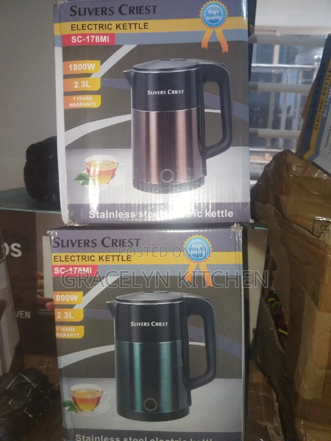 2.3l Silver Crest Kettle