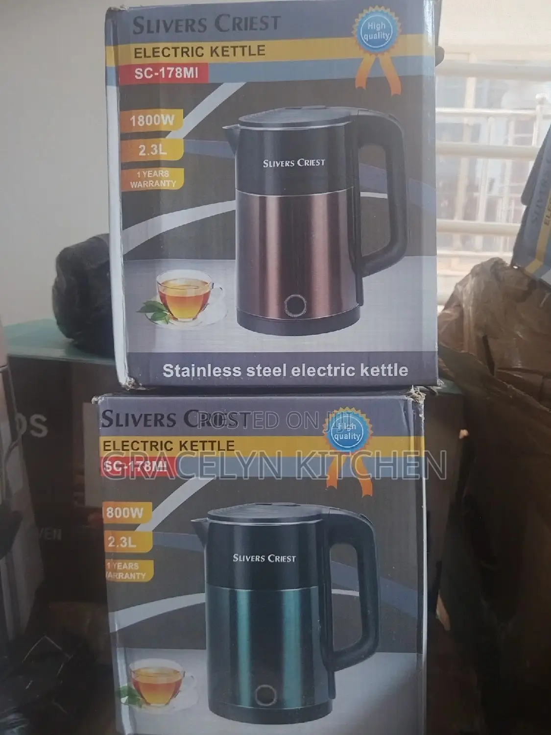 2.3l Silver Crest Kettle