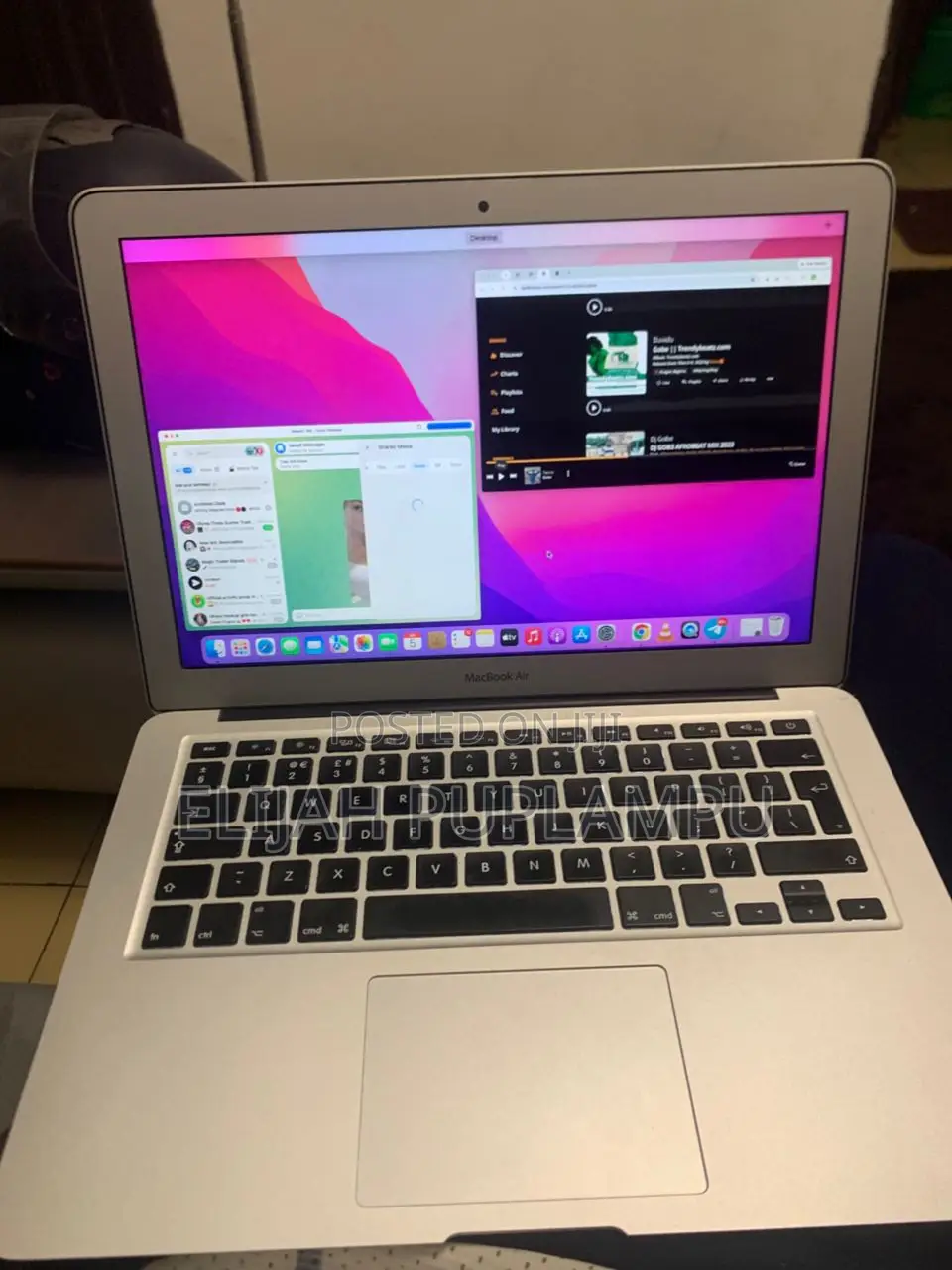 Laptop Apple MacBook Air 8GB Intel Core i5 SSHD (Hybrid) 256GB