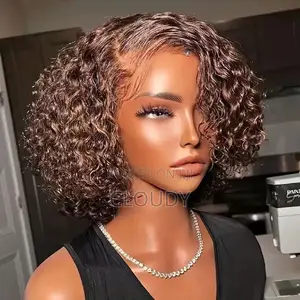 Jelly Curl Bog Wig Human Hair