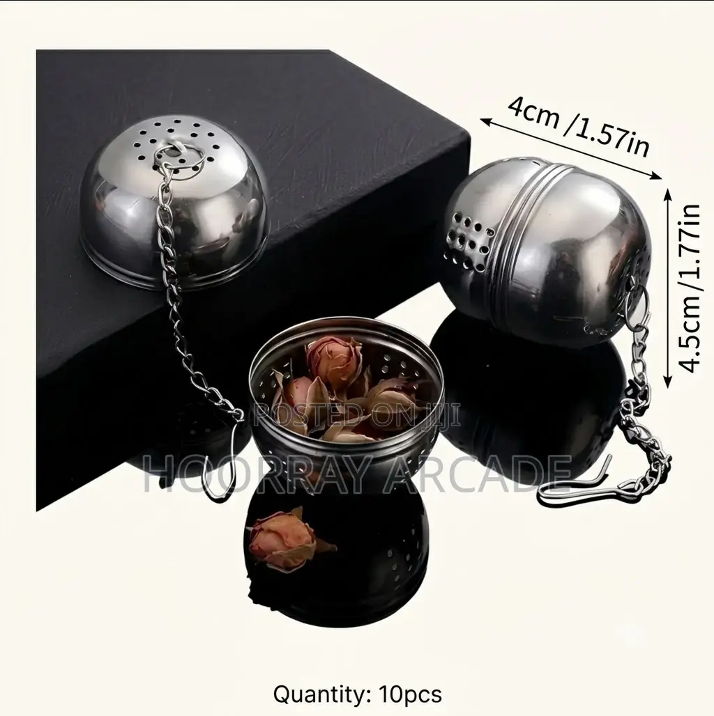 10pcs Set, Tea Strainer, Spice Infuser, Flavor Ball Filter
